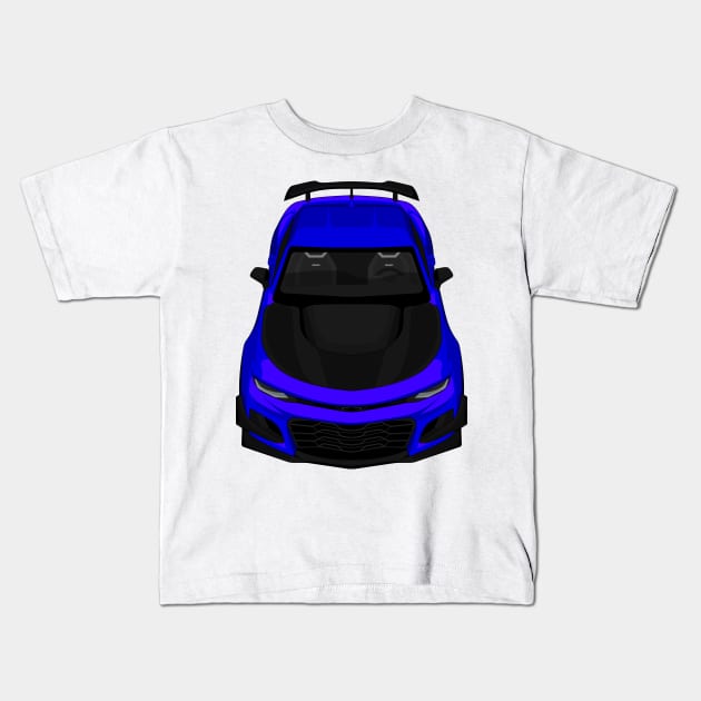 camaro zl1 1le dark-blue Kids T-Shirt by VENZ0LIC